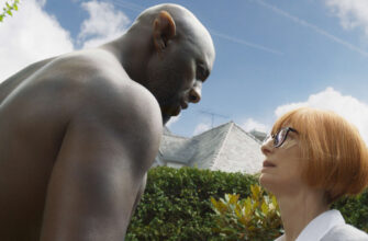 Idris Elba stars as The Djinn and Tilda Swinton as Alithea Binnie